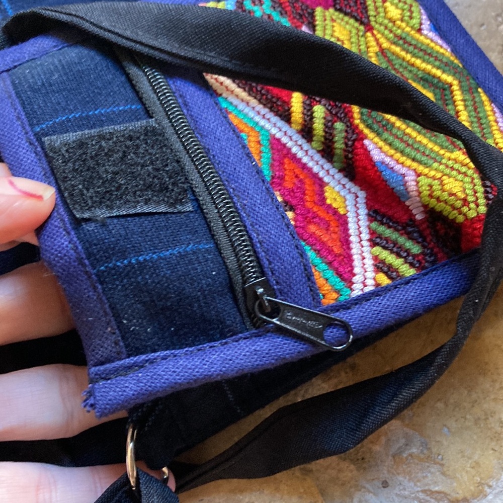 Embroidery purse wallet  new with adjustable strap - Picture 9 of 11